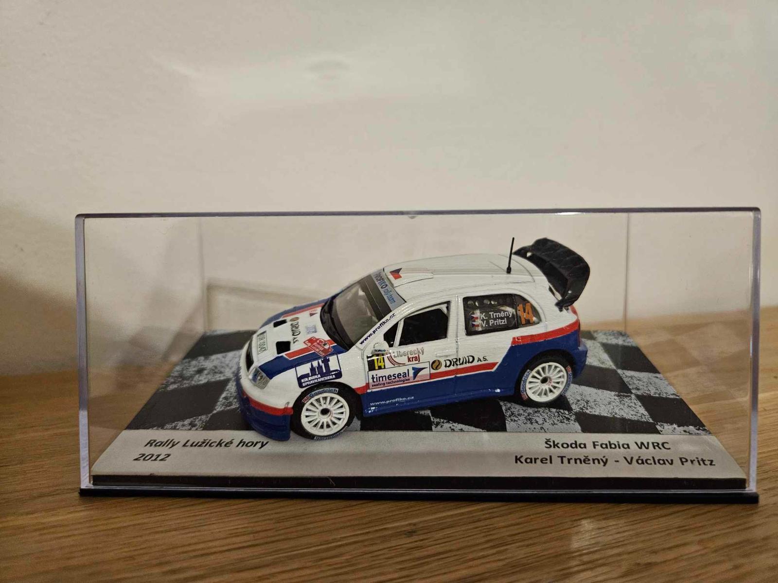 1:43 Rally Škoda Fabia Wrc Tŕnený - Modely automobilov