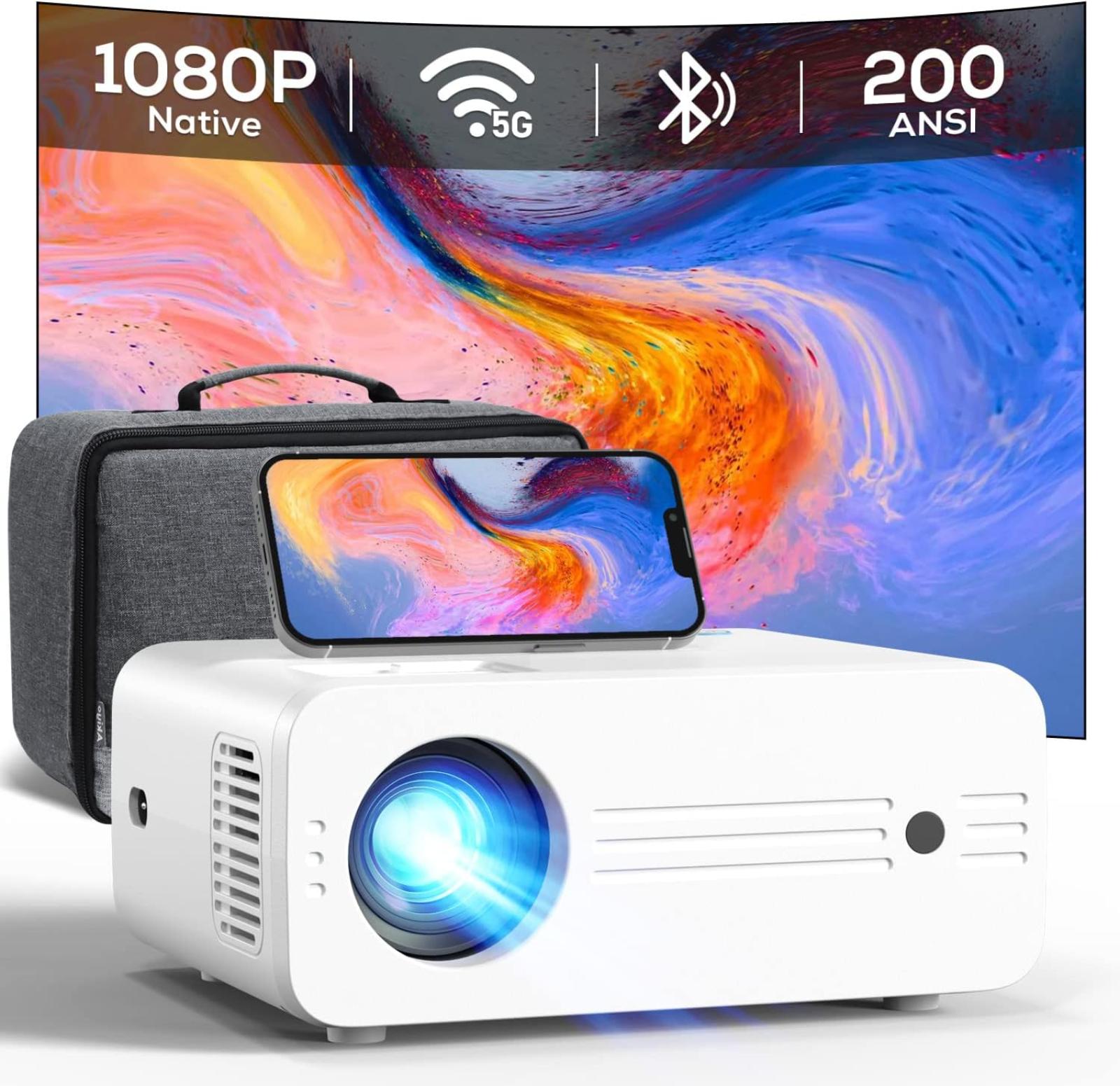 Projektor IZEEKER kompatibilný s IOS/ Android/ HDMI/ 200ANSI/ |203| - TV, audio, video