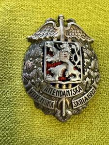 ČS odznak - Vojenská vysoká škola intendantská 1932