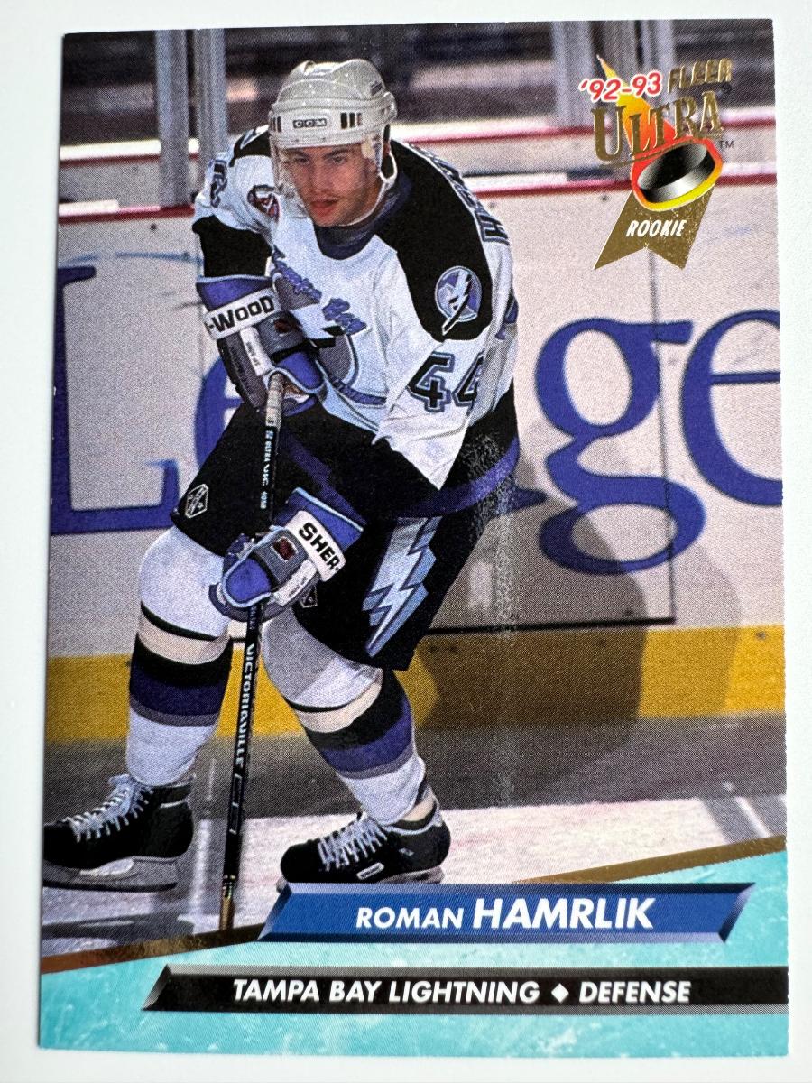 🇨🇿 Roman Hamrlík - 1992-93 Ultra RC - Hokejové karty
