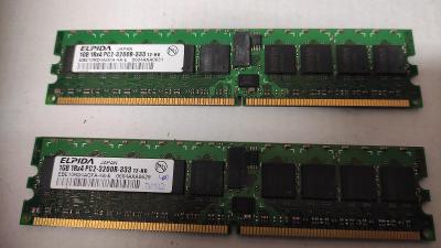 Elpida 1GB PC2-3200 DDR2 DIMM RAM 2ks