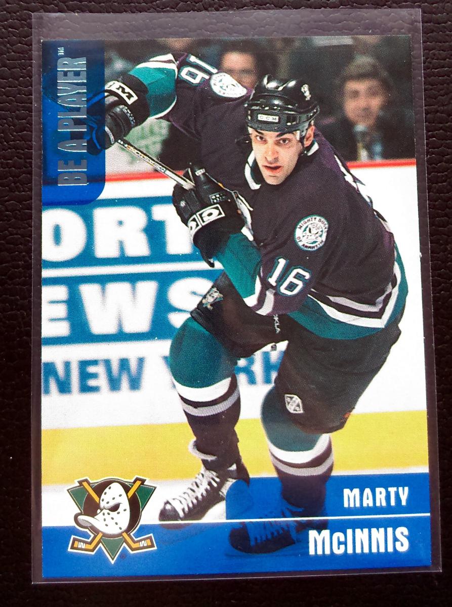 1999-00 ITG Be A Player #144 Marty McInnis *Anaheim Ducks - Hokejové karty