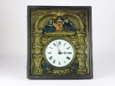 Starožitné nástěnné hodiny, konec 19. stol.