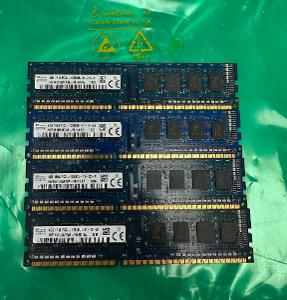 KIT pamětí HYNIX DDR3 PC12800U 4x4GB (16GB KIT) testované