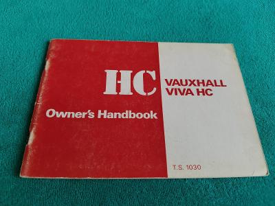 Návod k obsluze, manual Vauxhall Viva, anglicky, 1970