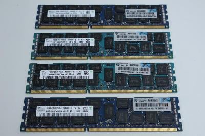 64GB (4x16GB) DDR3 RAM ECC, Záruka 12M, Faktura [I362]