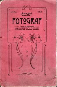 Český fotograf 1905 (č. 1 - 9) časopis fotografů z povol