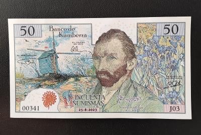 Vincent van Gogh, 50 Numismas, Franck Medina 2023