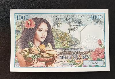 1000 Francs, Banque de Mayotte, Franck Medina 2023