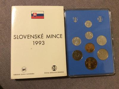 sada oběžných mincí 1993 Slovenska