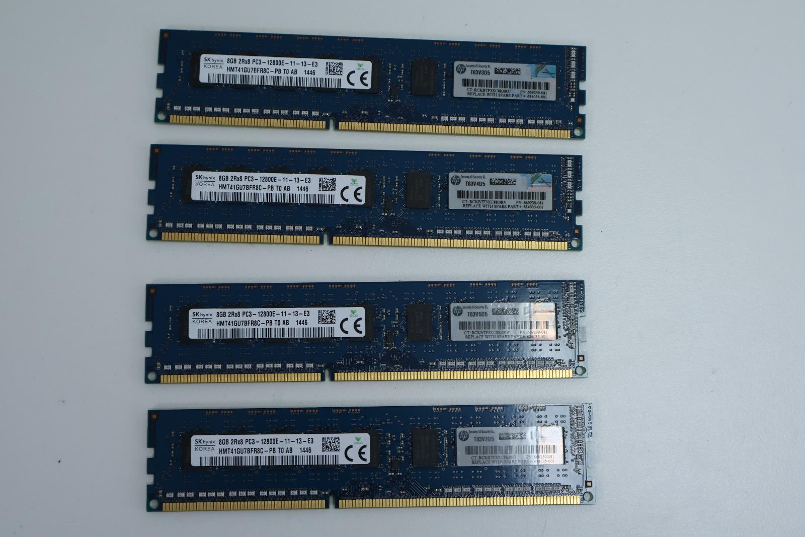 32GB (4x8GB) DDR3 RAM ECC, Záruka 12M, Faktura [I421] - Počítače a hry