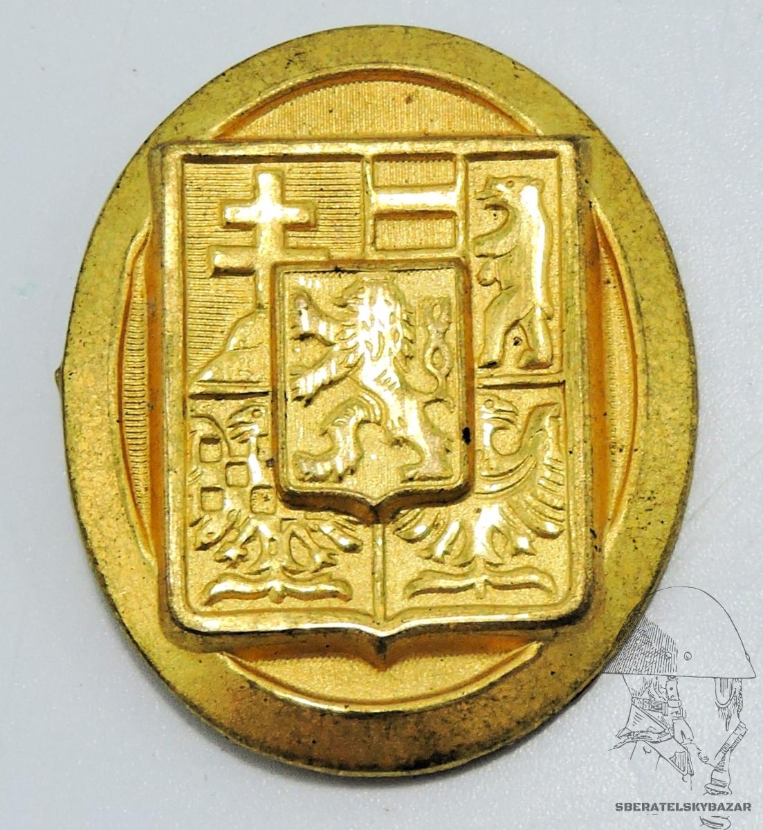 Čiapicový odznak Finančná stráž 1931 - 1938 - Úradníci - Zberateľstvo