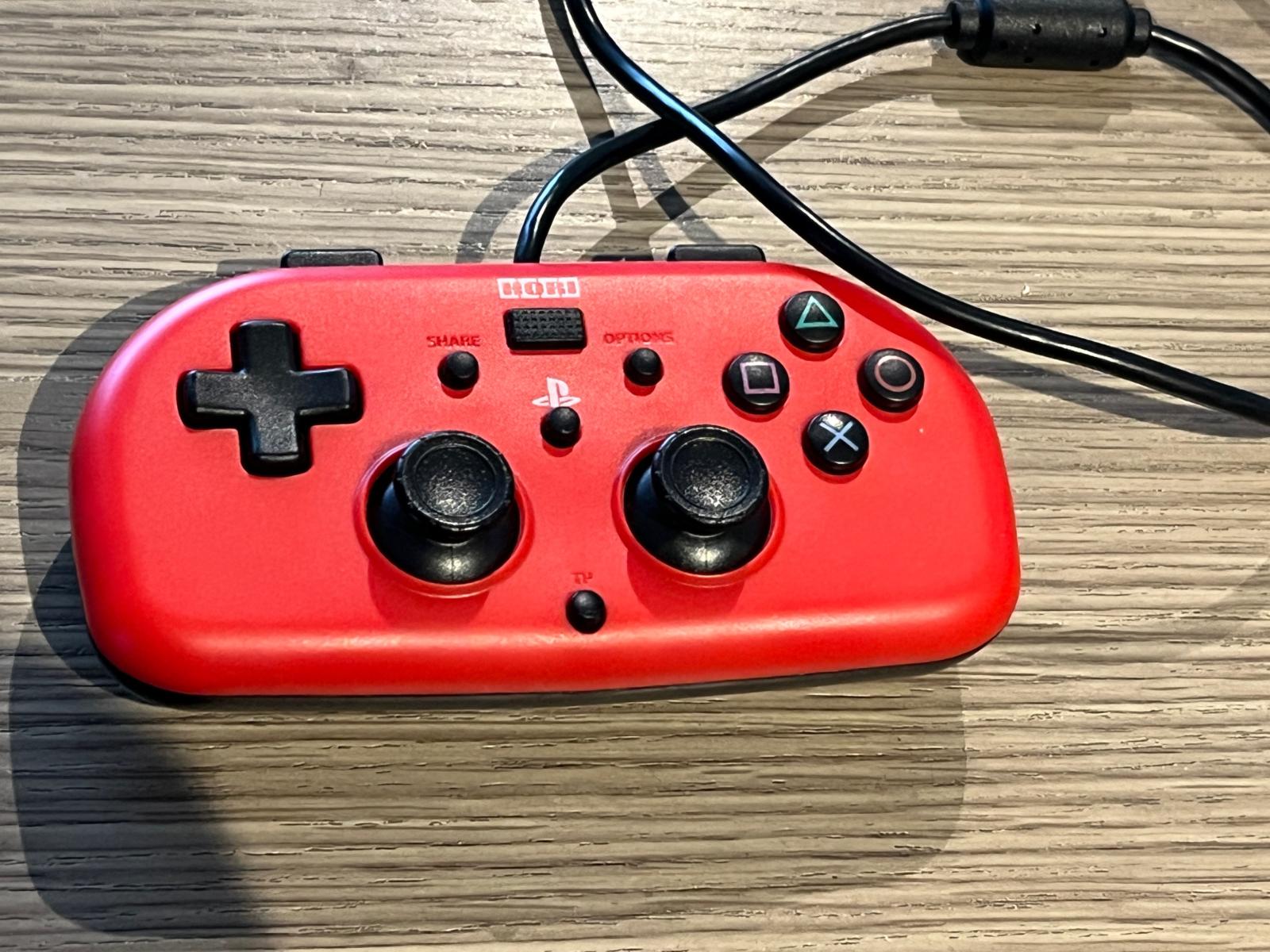 HORI PS4 Pad Mini Wired Controller-Red - Počítače a hry