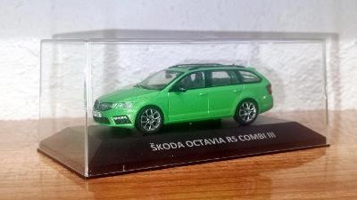 Škoda Octavia RS Combi III + průhledná krabička, DeAgostini, 1:43