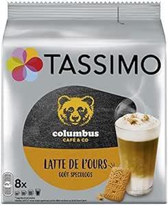 TASSIMO COLOMBUS – kávové kapsle Latte De L'Ours