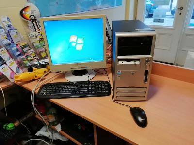 PC HP Compaq dx6 120 MT + monitor + klávesnice + myš