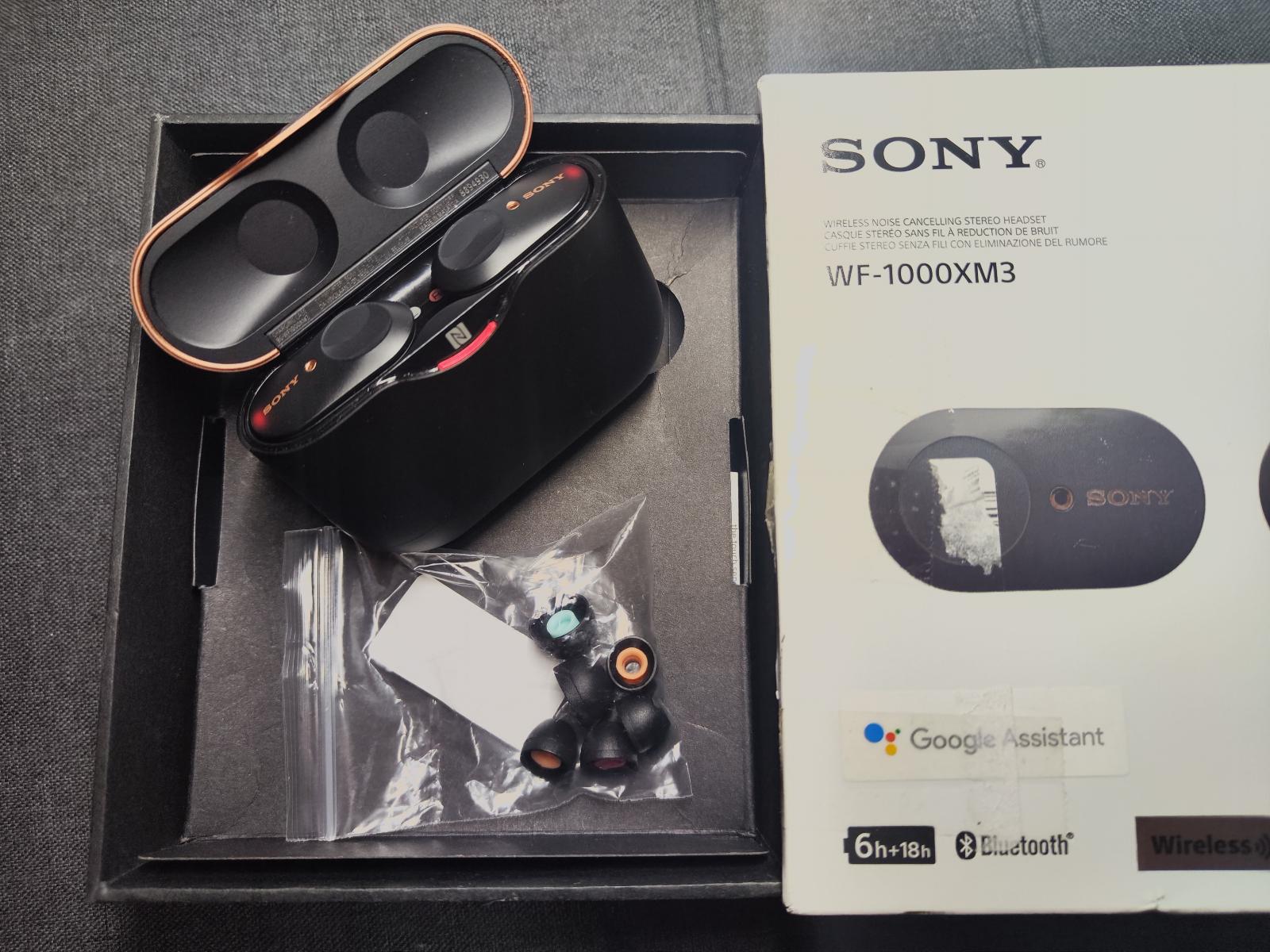 Bezdrôtové slúchadlá Sony WF-1000XM3 - TV, audio, video