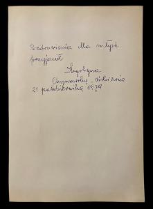 Krystyna Chojnowska-Liskiewicz - Jachtárka -Námornica - Autogram- 1979