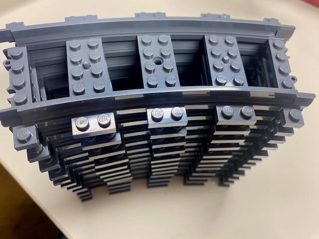 Lego City 12 x koľaj zákruta - kópia Lego NOVÉ - Hračky