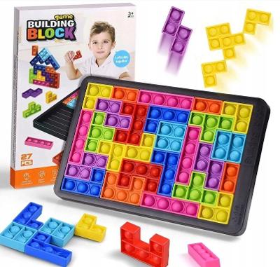 Dětská hračka Tetris - POP IT - Puzzle 3v1 (370258) K