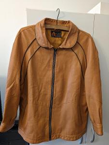 Dámska kožená bunda + jarná odhadovaná veľkosť M/40 - 42