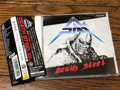 SAX - Death Steel CD 1.PRESS ! NOVÉ LIMITED JAPAN 1. vydání RARE