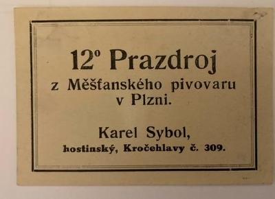 Stará PE do roku 1948 pivovar Plzeň Prazdroj  - sklad  Kročehlavy