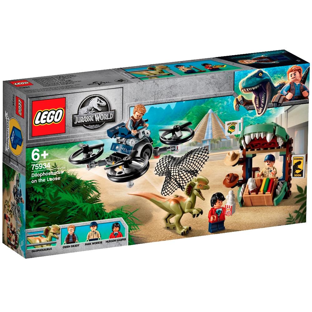 Nové LEGO Jurský svet 75934 Dilophosaurus na úteku - Hračky