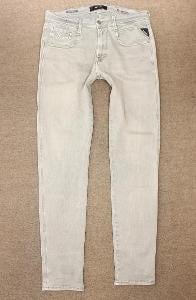 Pánské džíny REPLAY Anbass Skinny W34/L34=44/108cm EXTRA STREČ i351