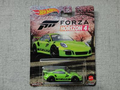 Hot Wheels Porsche 911 GT3 RS Forza Horizon 4.Nový.