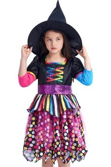 Dívčí kostým čarodějnice IKALI.