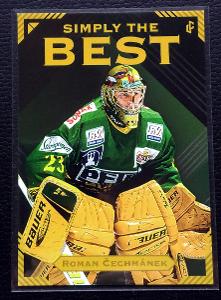 Roman Čechmánek #11 Legendary cards Simply The Best HC Vsetín