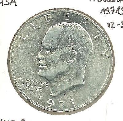 1 Dollar USA 1971 S   stříbro  UNC