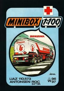 MINIBOX oficiální - W96,97 - Liaz 110.573, ANTONSEN