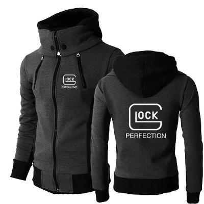 Glock Perfection Logo - pánská mikina zateplená s kapucí
