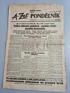 A-Zet☆Veliké vítězství socialistů☆28.října 1929