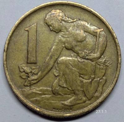 Mince 1 koruna 1982 Československo
