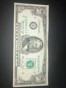 US 50 dollar bill