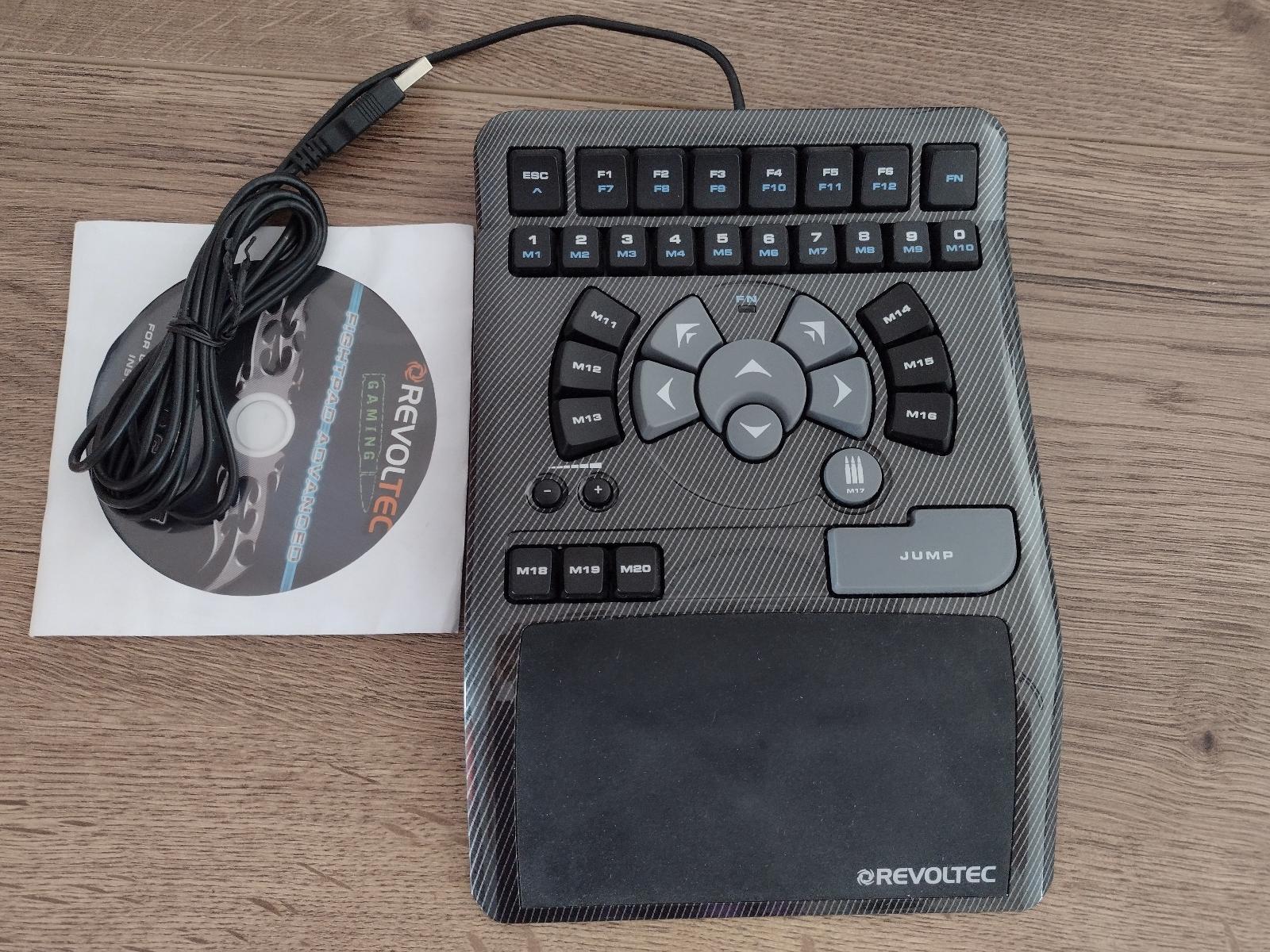 Revoltec FightPad Advanced herná klávesnica - Vstupné zariadenie k PC