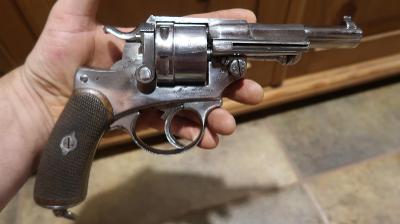 SUPER TOPKA !!! Revolver MAS 1873 Saint Etienne, ročník 1881, TOP !!!