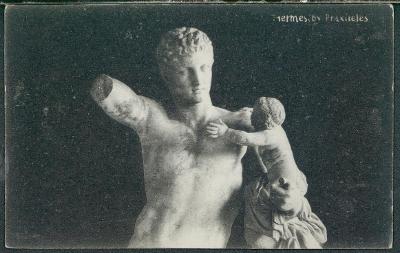 31A966 Hermés s dítětem Dionýsem - socha, Praxiteles