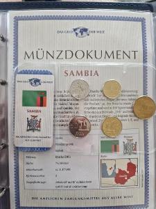 Súprava mincí Zambia