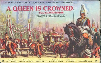 31A984 Londýn - film A Queen is crowned - Královna je korunovaná 1953