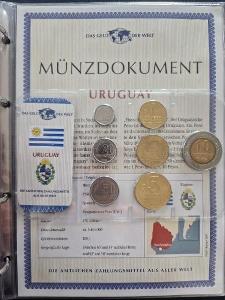 Súprava mincí Uruguaj