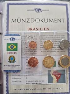 Súprava mincí Brazília