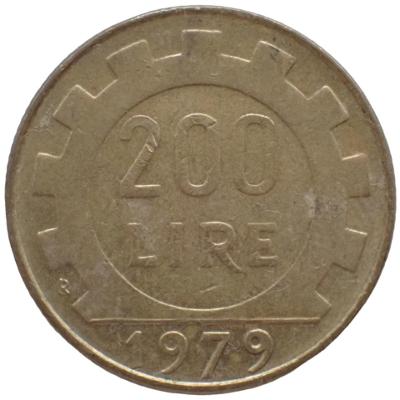 Itálie 200 Lir 1979