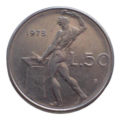 Itálie 50 Lir 1978