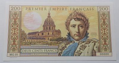 200 Francs Napoleon 2021 MG.01 00000 stav UNC