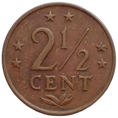 Holandské Antily 2½ cent 1973