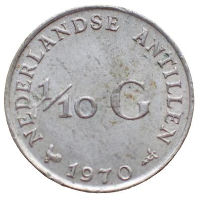 Holandské Antily 1/10 cent 1970